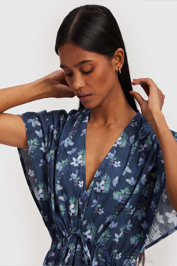 Midnight Oversized Gathered Dress