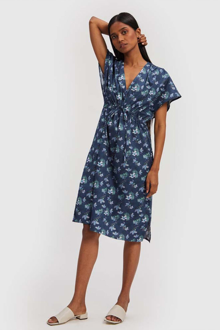 Midnight Oversized Gathered Dress