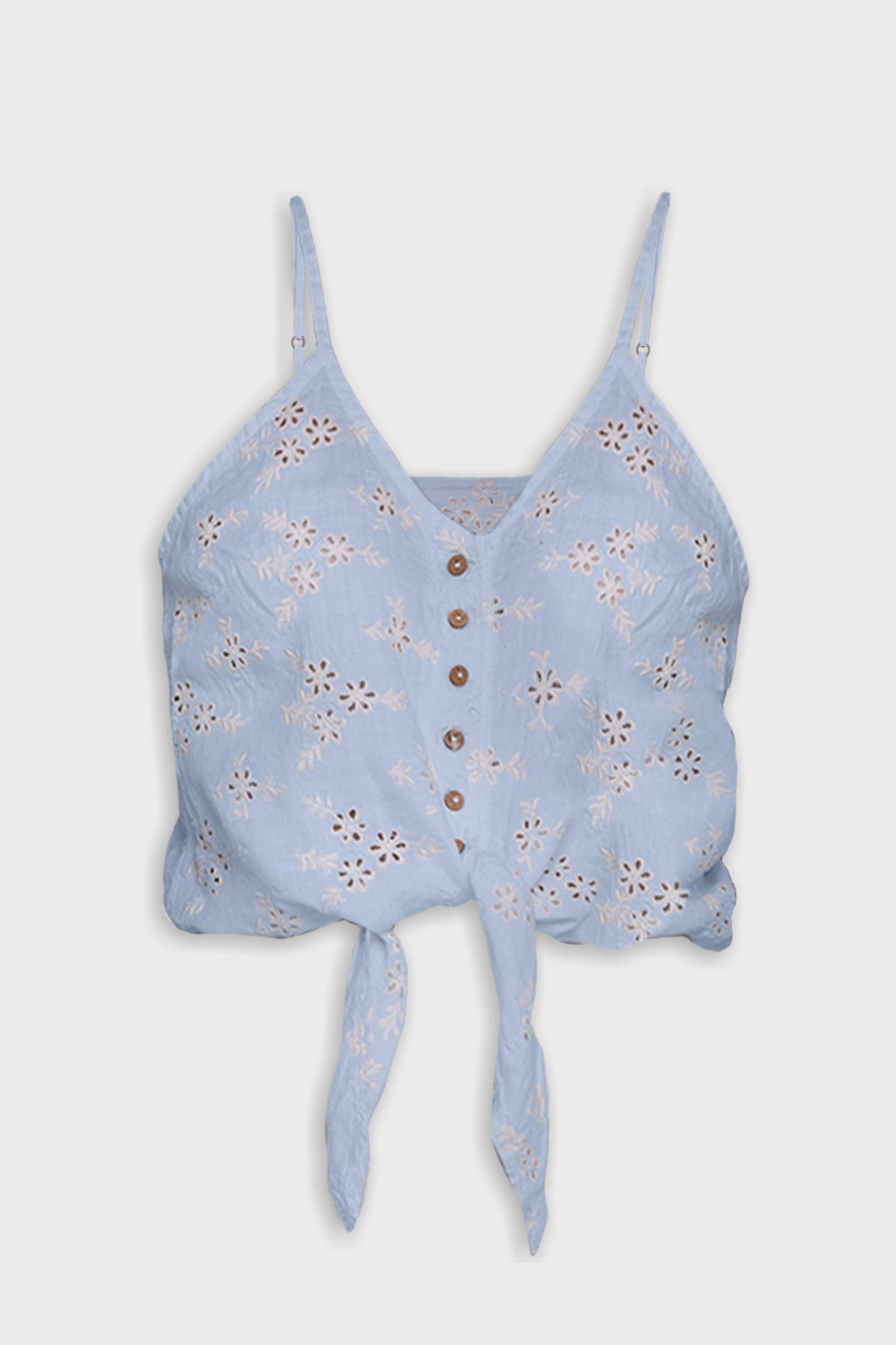 Pool Day Tan Lines Top in Blue