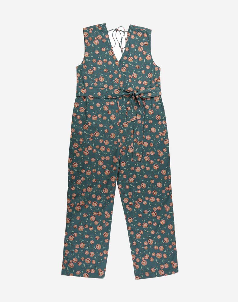 Sleeveless Belted Jumpsuit